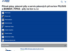 Tablet Screenshot of fipas.cz